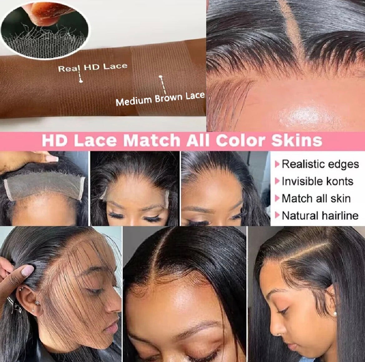 13x6 HD Lace Front Human Hair Wig